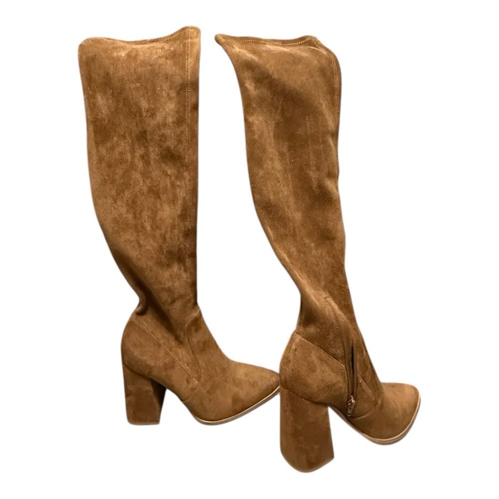 Steve Madden Tan Over the Knee Boots